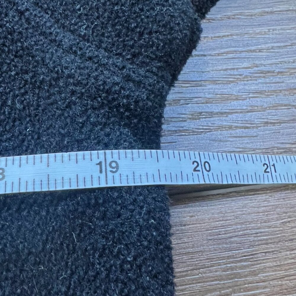 Patagonia Women's Synchilla Pullover Quarter Snap Sz S Black/Blue Fleece - Picture 8 of 10